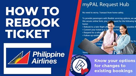How To Rebook PAL Ticket through myPAL Request Hub.